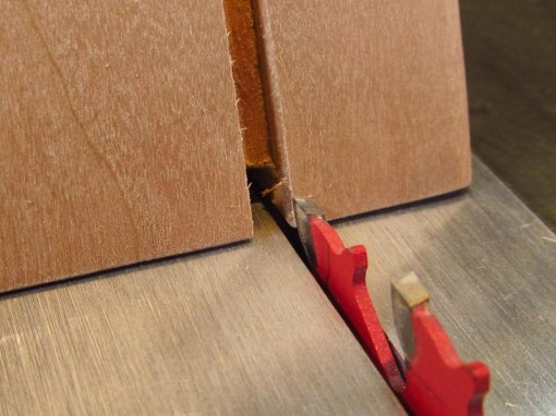 Position Fence to Cut Off Box Lid